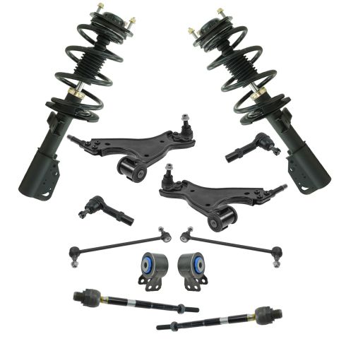 08-16 Buick Enclave; 09-16 Traverse; 07-16 Acadia Steering & Suspension Kit (12pcs)