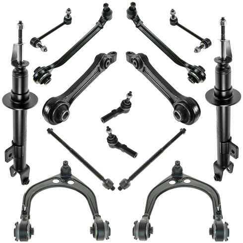 05-10 Chrysler 300, 06-10 Dodge Charger, 05-08 Magnum Front Steering & Suspension Kit 14  Piece