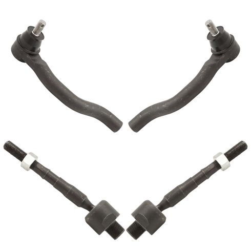 12-15 Honda Civic; 13-17 Acura ILX Front Inner Outer Tie Rod Kit (4pcs)