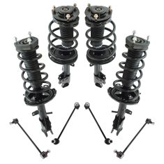 08-10 Toyota Highlander AWD Front & Rear Suspension Kit (8pcs)