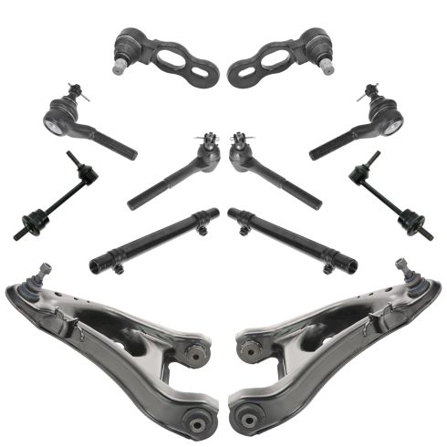 98-02 Ford Crown Victoria, Mercury Grand Marquis, Linc Towncar Steering & Suspnsion Kit (12pcs)