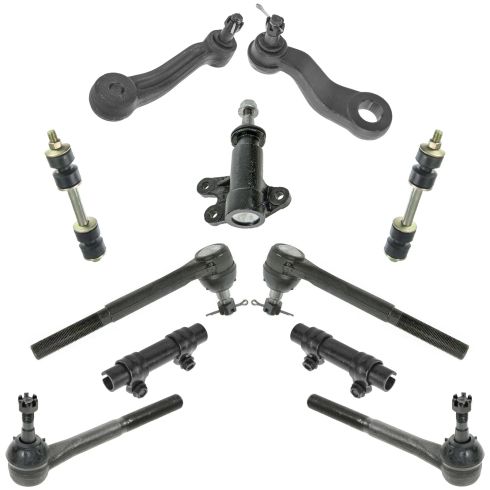 93-00 Chevy GMC Pickup SUV Van 2WD Steering & Suspension Kit (11 Piece)