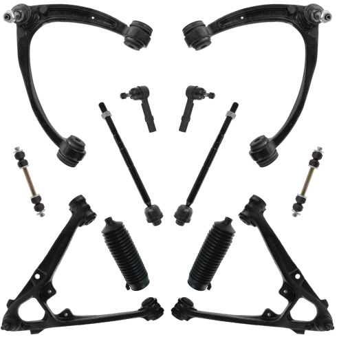 07-13 Cadillac Escalade; Chevy Silverado; GMC Sierra 1500 Steering & Suspension Kit (12pcs)