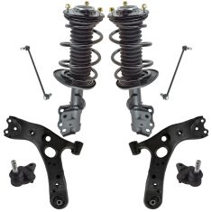 10-15 Toyota Prius; 11-15 CT200h; 12-15 Prius Plug-In Suspension Kit (8pcs)