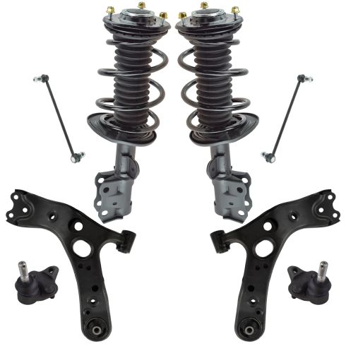 10-15 Toyota Prius; 11-15 CT200h; 12-15 Prius Plug-In Suspension Kit (8pcs)