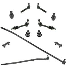 98-99 Dodge Ram 1500, 2500 4WD Front Steering & Suspension Kit (12 Piece)