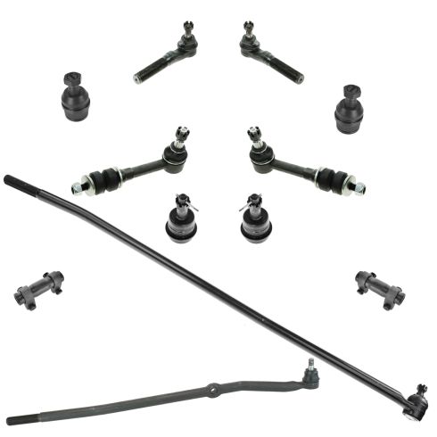 98-99 Dodge Ram 1500, 2500 4WD Front Steering & Suspension Kit (12 Piece)