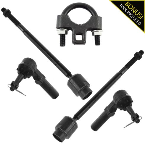 1997-06 Century Regal GP Monte Impala Tie Rod Inner & Outer Set of 4 w/ TR Tool