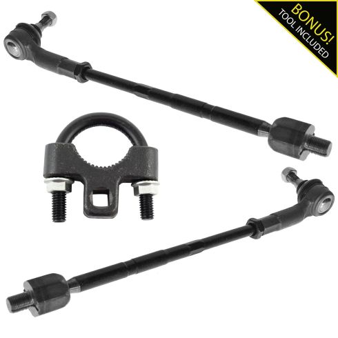 98-10 VW Beetle, Golf, Jetta Front Inner & Outer Tie Rod Assy PAIR w/ TR Tool