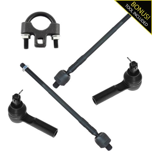 02-08 Nissan Altima, Maxima Front Inner & Outer Tie Rod Set of 4 w/ TR Tool