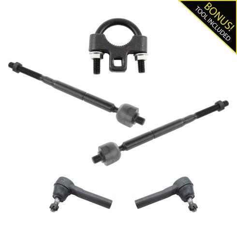 05-07 T&C, Caravan Front Inner & Outer Tie Rod Kit Set of 4 w/ TR Tool