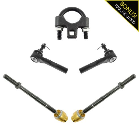 04-12 Malibu, G6, Aura Inner & Outer Tie Rod Kit Set of 4 w/ TR Tool