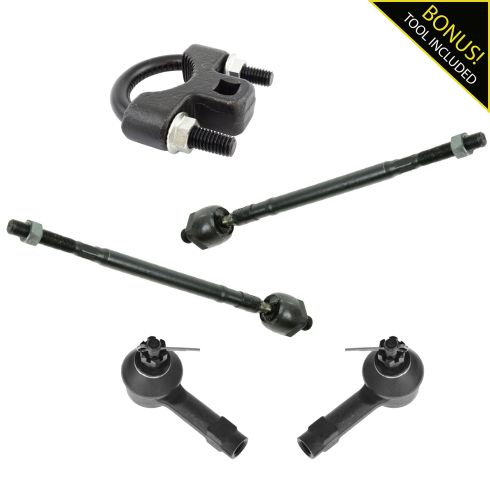02-07 Mitsubishi Lancer Inner & Outer Tie Rod SET of 4 w/ TR Tool