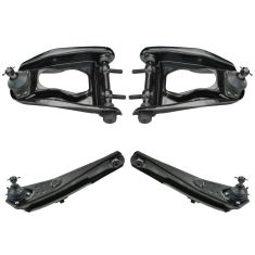 63-65 Comet; 64-65 Falcon; 65-66 Mustang Front Upper & Lower Control Arm w/Ball Joint Kit 4pc