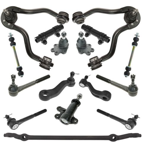 93-94 Blazer; 93-95 K1500, K2500; 93-99 Suburban Steering & Suspension Kit (Set of 16)