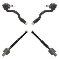 BMW 07-13  X5 & 08-14  X6 Inner & Outer Tie Rod 4 Piece Set
