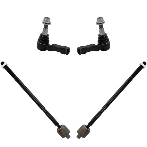 09 (from VIN 9A191792) -13 Range Rover Sport Front Outer Tie Rod Kit (4pc)