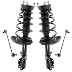 07-11 Camry ES350, 06-11 Avalon Rear Strut & Spring Assembly and Sway Bar Link Kit (4pc)
