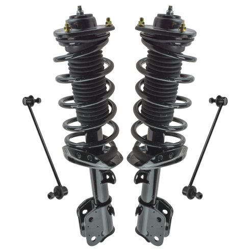 08-10 Honda Odyssey Front Strut & Spring Assembly and Sway Bar Link Kit (4pc)