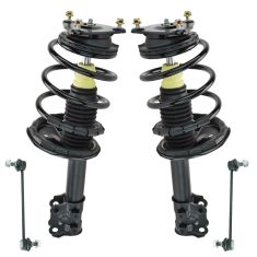 07-10 Hyundai Elantra Front Strut & Spring Assembly and Sway Bar Link Kit (4pc)