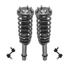 04-06 Acura TL Front Shock & Spring Assembly and Sway Bar Link Kit (4pc)