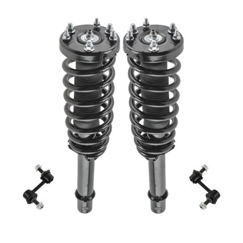 04-06 Acura TL Front Shock & Spring Assembly and Sway Bar Link Kit (4pc)