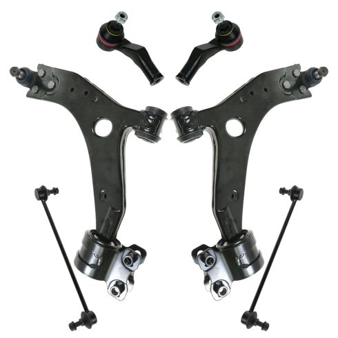 07-13 Volvo C30; 06-11 S40, V50; 06-13 C70 Steering & Suspension Kit (6pc)
