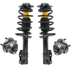 04-12 Malibu; 05-10 G6; 07-09 Aura Front Strut Assembly & Hub Kit (4pc)