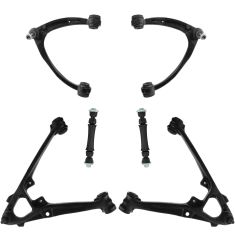 07-13 GM 1500 Truck; 07-14 FS SUV Front Control Arm & Link Kit (6pc)