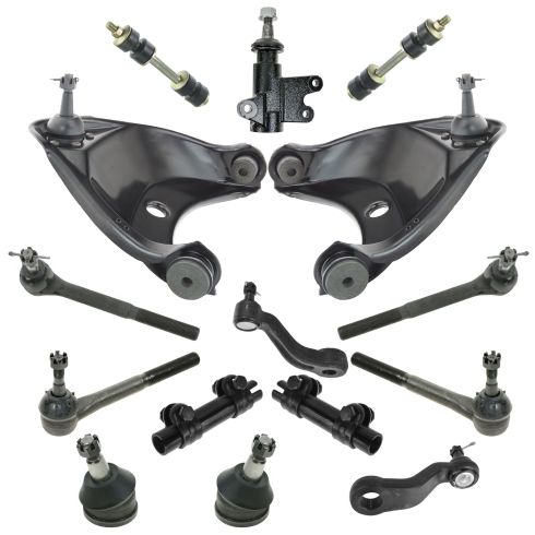 93-00 Chevy GMC Truck Suburban Tahoe 2wd Steering & Suspension Kit (15pc)