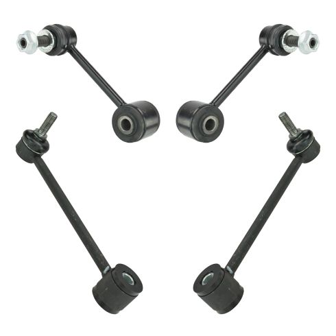 07-17 Jeep Wrangler; 18 Wrangler JK Front & Rear Sway Bar Link Kit (4pc)