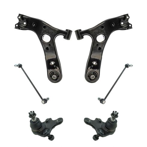 08-15 Scion xB; 11-16 tC Front Lower Control Arm & Sway Link Kit (6pc)