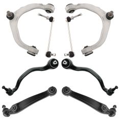 07-13 BMW X5; 08-14 X6 (w/ Adaptive Sus) Front Suspension Kit (8pc)
