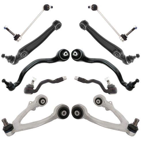 07-13 BMW X5; 08-14 X6 (w/o Adaptive Sus) Front Steering & Suspension Kit (10pc)