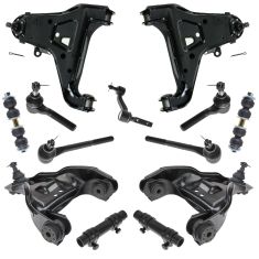 94-05 Chevy, GMC, Olds, Isuzu Mid Size Truck SUV 4WD Steering & Suspension Kit (
