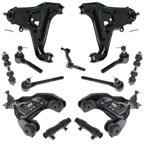 94-05 Chevy, GMC, Olds, Isuzu Mid Size Truck SUV 4WD Steering & Suspension Kit (