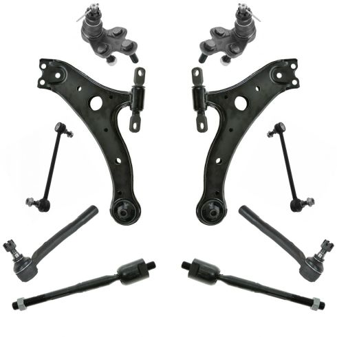 02-03 ES300, 02-03 Camry Front Steering & Suspension Kit (Set of 10)