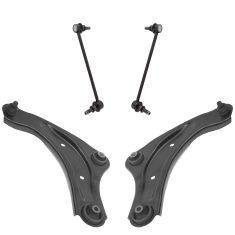 11-17 Nissan Juke; 11-12 Leaf Front Lower Control Arm & Sway Bar Link Kit (4pc)