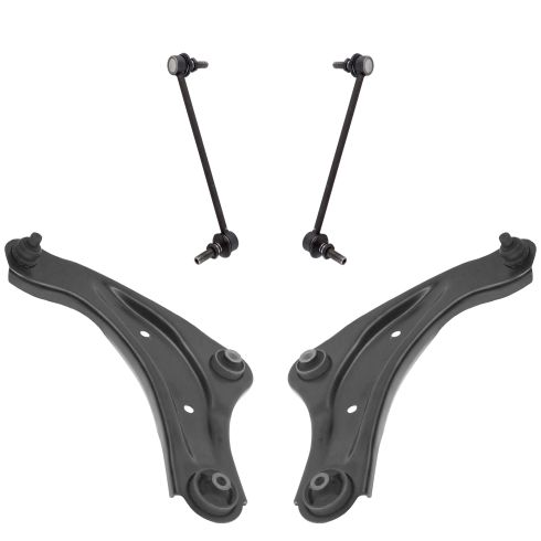 11-17 Nissan Juke; 11-12 Leaf Front Lower Control Arm & Sway Bar Link Kit (4pc)
