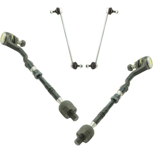 04-10 BMW X3 Front Sway Bar Link & Tie Rod Kit (4pc)