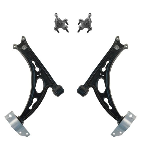 06-13 Audi A3; 05-14 VW Vin K w Auto Level Front Lwr Cntrl Arm Ball Joint Set (4pc)