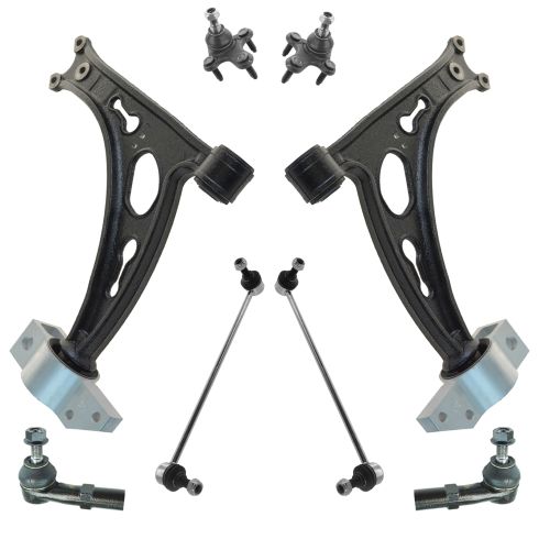 06-13 Audi A3; 05-14 VW Vin K w Auto Level Front Steering & Suspension Kit (8pc)