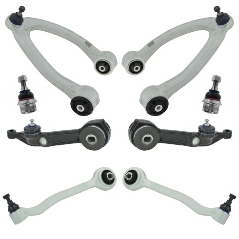 00-06 MB S350, S430, S500 (w/o ABC) Front Upper & Lower Control Arm Kit (8pc)