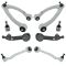00-06 MB S350, S430, S500 (w/o ABC) Front Upper & Lower Control Arm Kit (8pc)