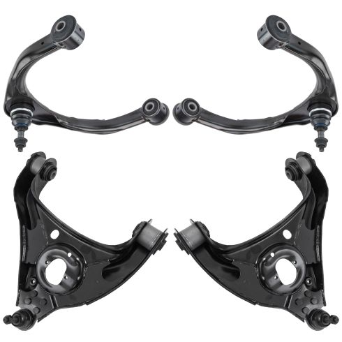 09-12 Dodge Ram 1500 RWD Front Upper & Lower Control Arm w/ Ball Joint Kit (4pc)