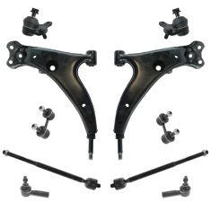 93-95 Toyota Corolla; Geo Prizm (w/ PS) Front Steering & Suspension Kit (10pc)