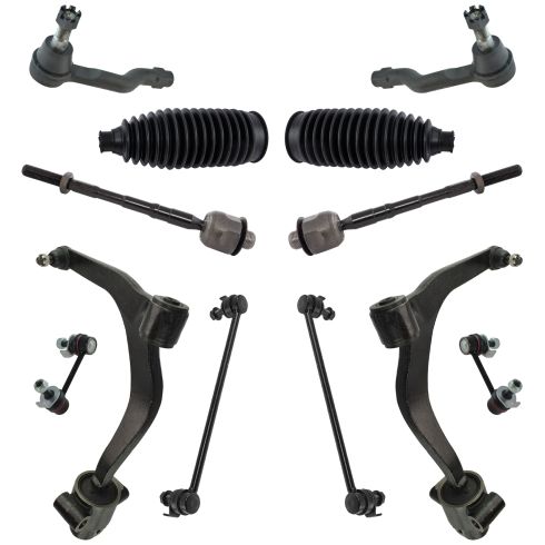 03-08 Infiniti FX35, FX45 Front Steering & Suspension Kit (12 Piece)