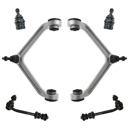 07-09 Chrysler Aspen; 04-09 Dodge Durango Front Suspension Kit (6 pc)