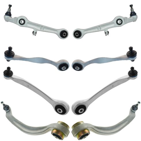 02-07 Audi A4, S4 Front Upper & Lower Control Arm Kit (8pc)
