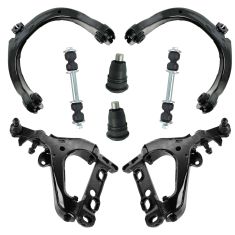 08-09 Envoy, 9-7X, Trailblazer; 08 Ascender Front Suspension Kit (8pc)